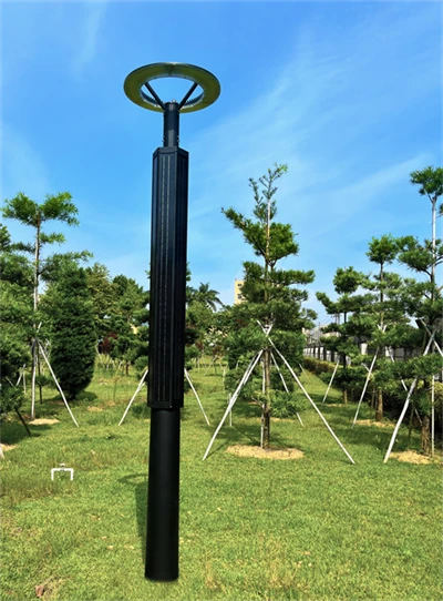 Poste solar vertical para jardim-ARTEMIS