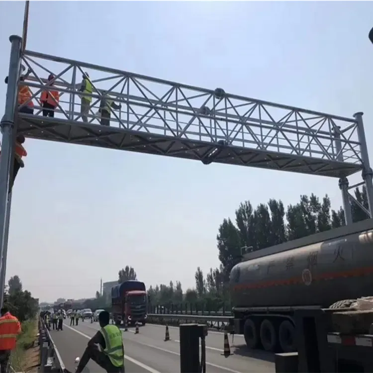 Tráfego polos de pórtico de ponte aérea customizável